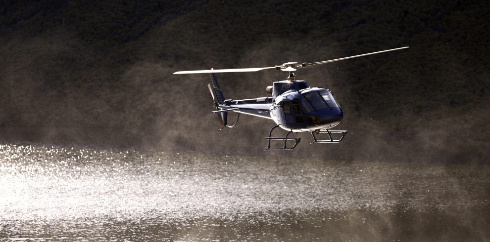 Mount Kenya helicopter